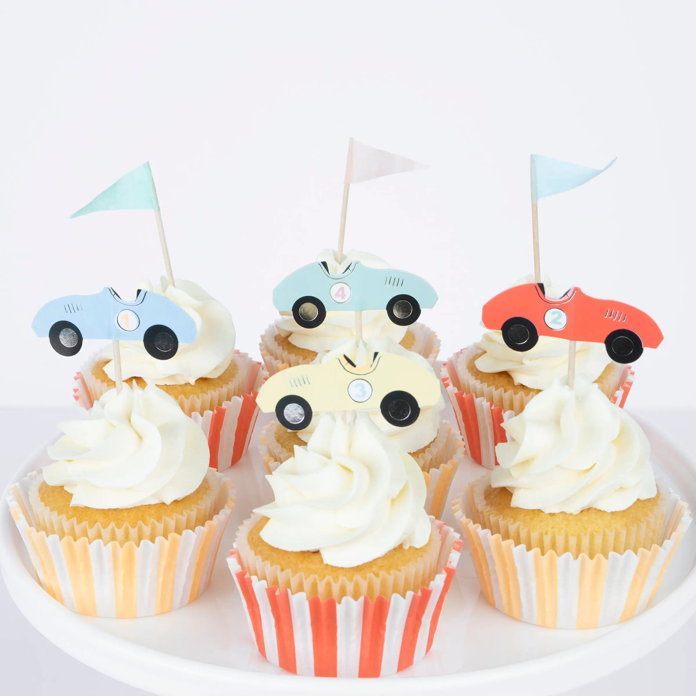 Race Car Cupcake Kit (x 24 toppers)