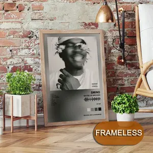 Smino  Poster Music Album Modern Art 2D Poster, Suitable For Bedroom Living Room Decor. Vibrant Colors, Clear Images Ideal For Home Office Decor.