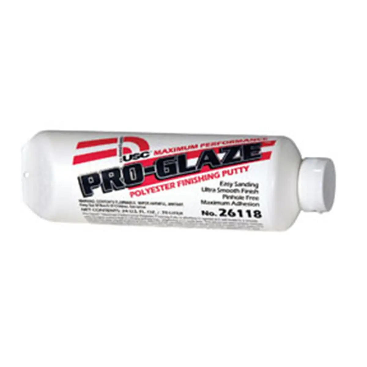 U. S. Chemical and Plastics 26118 H Pro-Glaze Finishing Putty, Blends Easily, Pinhole-Free