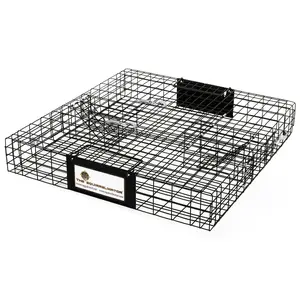 Rugged Ranch SQRTO Squirrelinator Trap CatchMor Live Animal 2 Door Metal Cage
