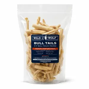 <NEW PRODUCT!> 3-5" Bull Tails (1 Pound) Lab-Tested, Hand-Inspected and Packed with Love in The USA