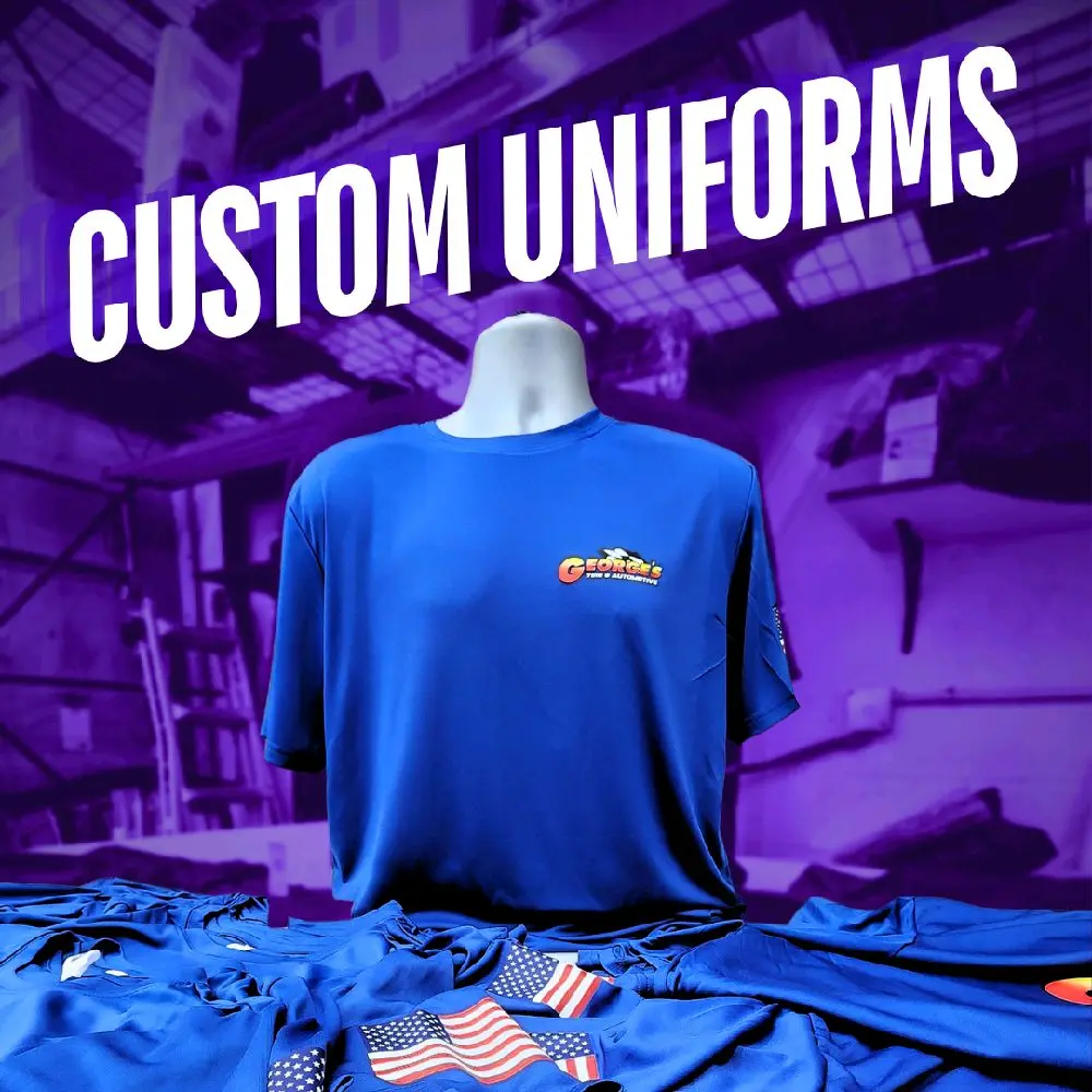 Custom Business Shirts (6-Pack) | Logo Tees for Small Businesses | Customized Business Uniforms | Drifit Company Shirts