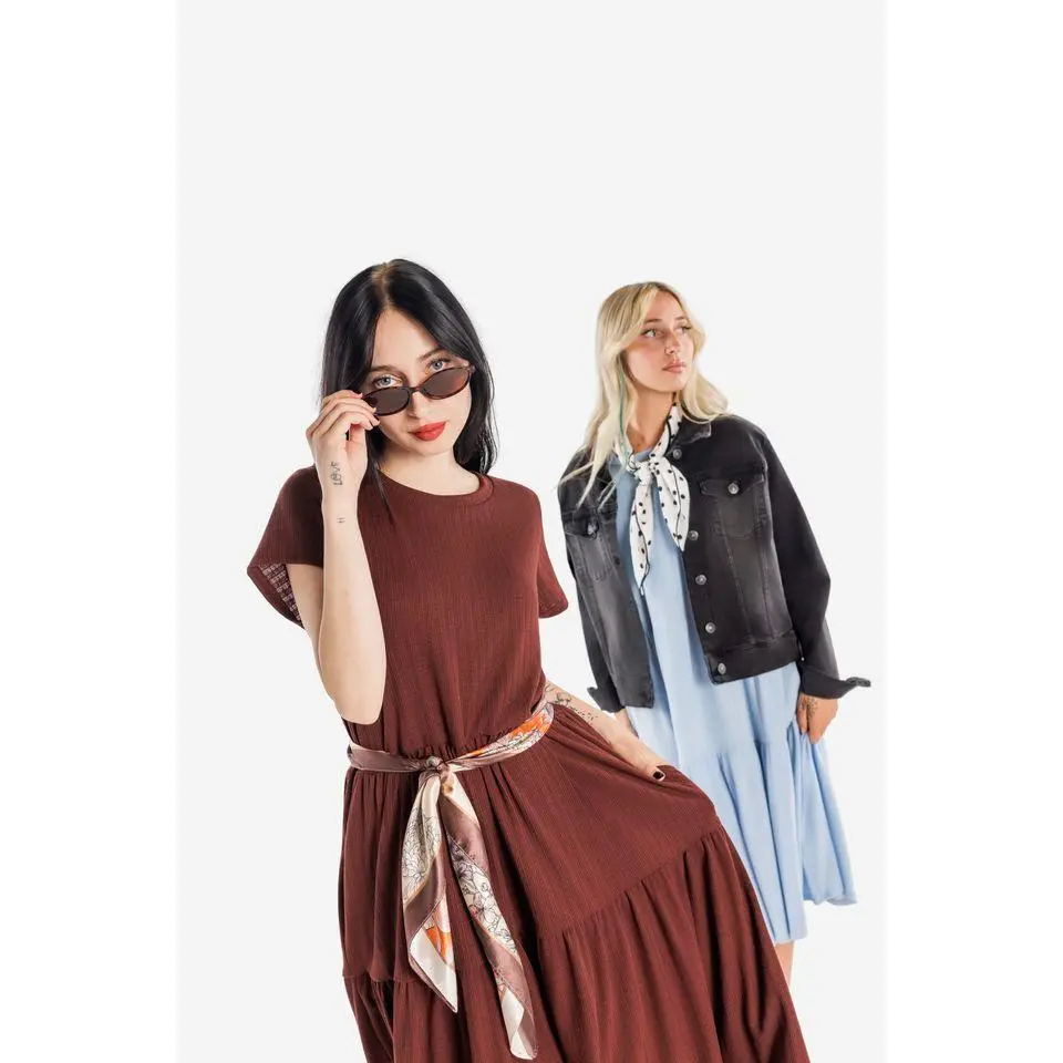 LuLaRoe Ariel Dress - Three-Tiered Knee Length Dress (Sizes S-XL)