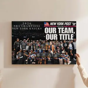 NBA New York Knicks - 2026 NBA Finals Champions Wall Poster Framed and Unframe