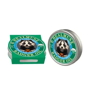 HEALMUSZ BADGER OIL BURN &FROSTBITE First-Aid Ointment Wind, Cold, Chapping 8Frostbite Protection