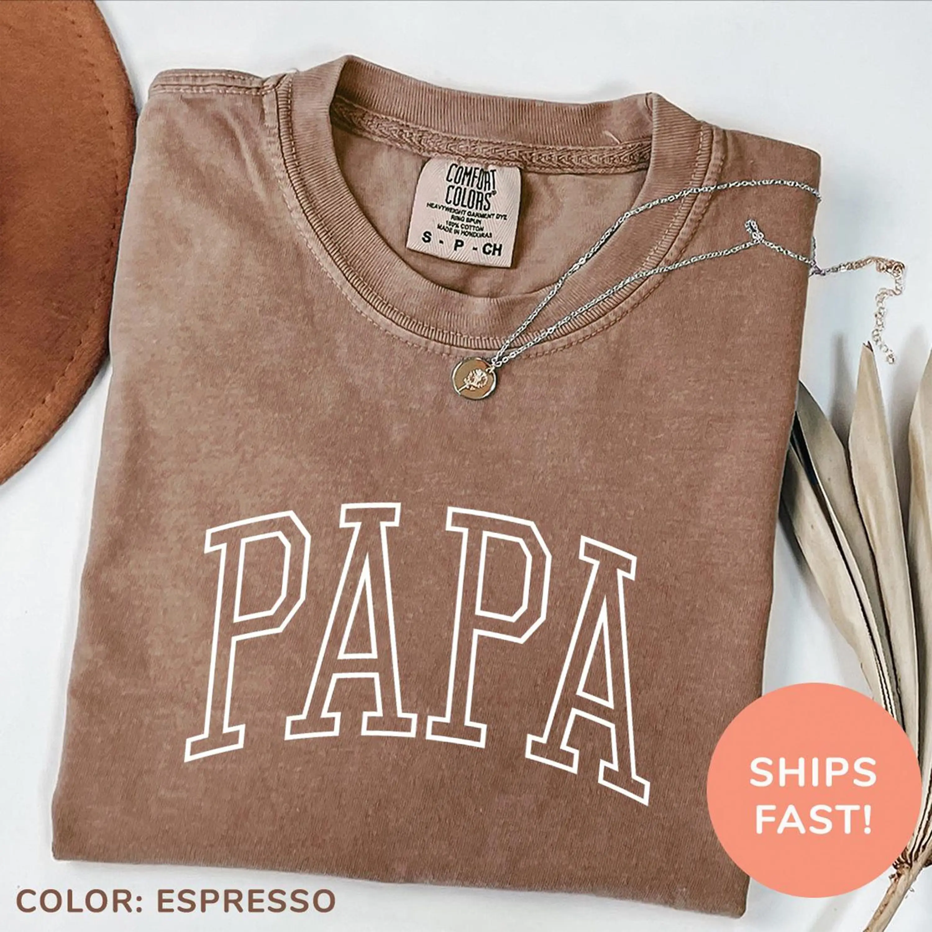 Comfort Colors Papa Shirt, Father’s Day Shirt, Dad Appreciation Shirt, Best Dad Shirt, Papa T-Shirt, Gift for Dad, Father's Day Gift