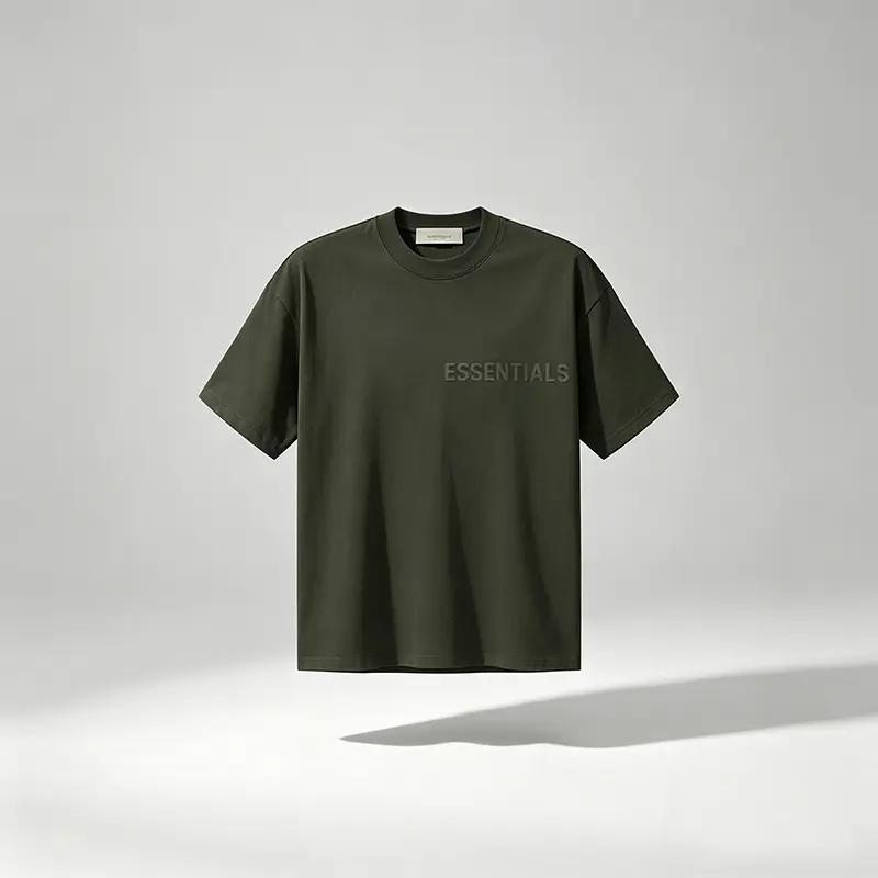 Fear of God Essentials Short-Sleeve Tee 'Off Black' Fear of God Essentials Short-Sleeve Tee 'Off Black'