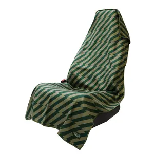 Velocity Blitz Green Car Seat Cover Towel – Full Size Quick Dry Athletic Towel, Sweat Resistant Seat Protector for Running, Gym, Travel & Outdoor Fitness