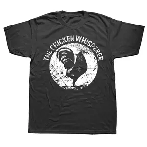 Funny Chicken Whisperer Farmer Party T Shirts Summer Menswear Top
