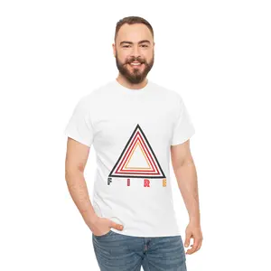 MAGEWEAR: Fire Triangle Tee - T-Shirt for Mages | Strength, Passion, and Action