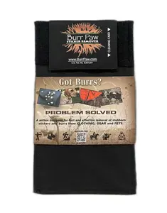 Burr Paw (Black) Mitt for Fast Effective Removal of Stickers Burrs from Clothing, Gear, and Pets