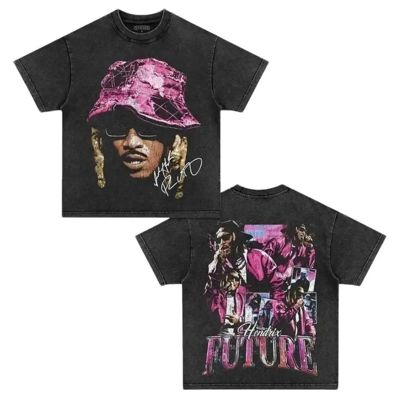 FUTURE HENDRIX S43 Double Printed Short Sleeve Tee Cotton Vintage Shirt To Match Sneaker Hiphop Clothing Rapper Merch Shirt, Hiphop Tour Concert 2025, Gift For Fan Y2K M7V