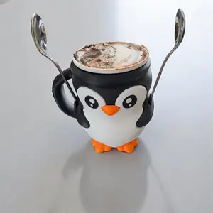 Penguin Ice Cream Pint Holder – 3D Printed Dessert Cup