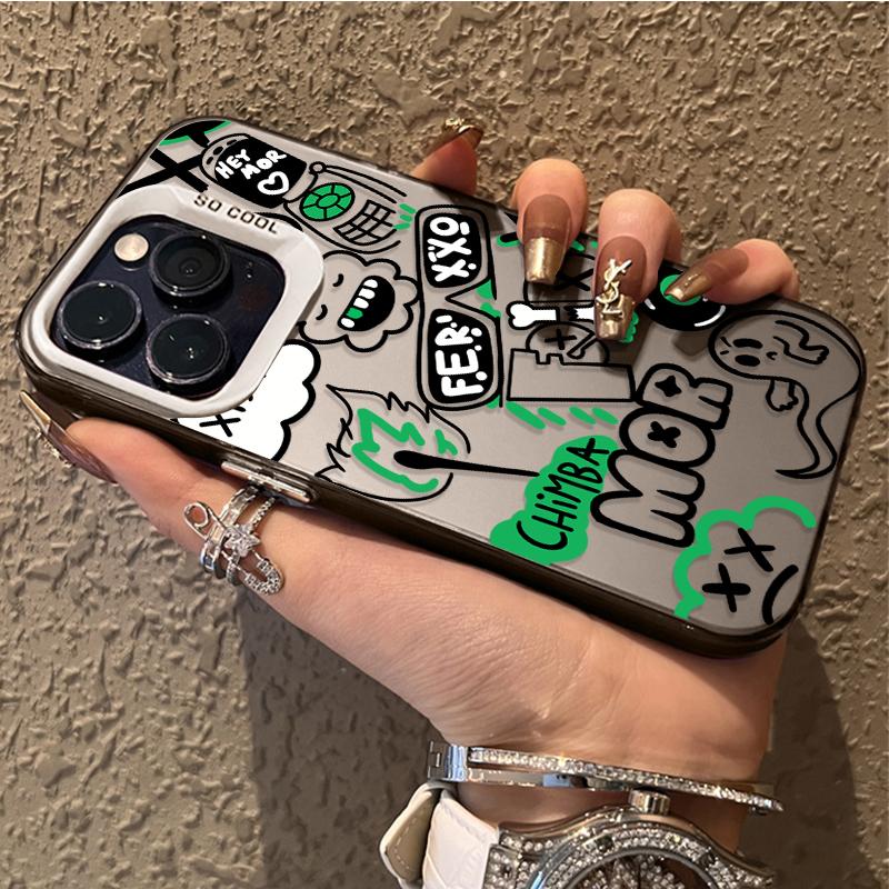 Hot Feid Nitro Jam Ferxxo Plating PC Case for iPhone 17 Air 16 15 11 12 14 13 Pro Max XS X XR Plus 8 7 SE 2020 Shockproof Cover Camera Lens Protector Uv Block Protector