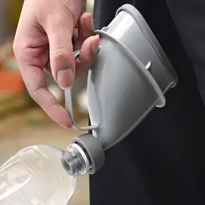 Reusable Car Urine Bottle, Portable Car Emergency Urine Bottle with Lid, Car Emergency Solution for Men & Women, Car Interior Accessories, Camping Equipment, Travel Accessories
