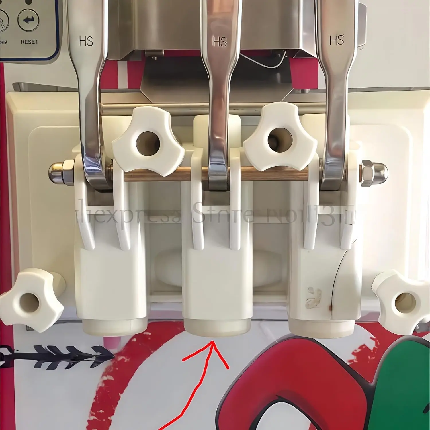 Ｙ.A:Raison D'Etre ５点セット Compatible for VEVOR YKF-9228,Soft Serve Ice Cream Star Shaped Lid