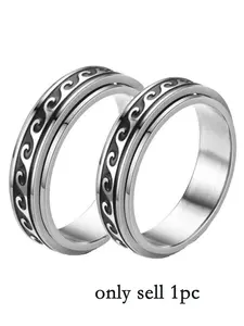 Rotatable ring for men and women, eternal rotating ring, stress-relief and decompression jewelry gift for her