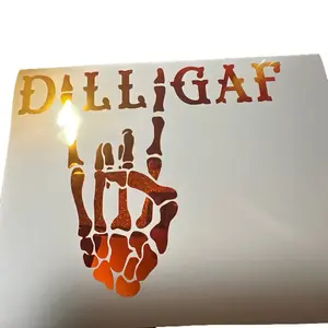 DILLIGAF truck, car or motorcycle decal in weatherproof vinyl