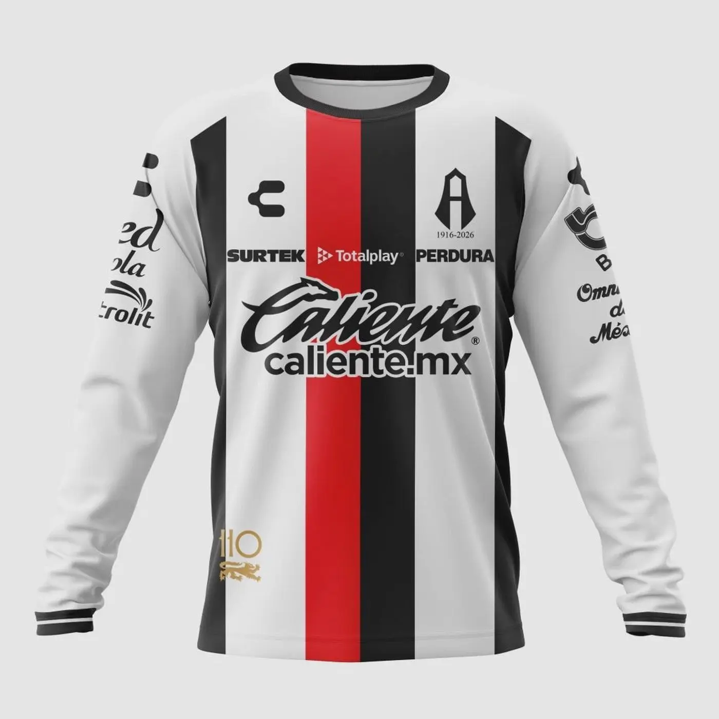 Personalized Atlas F.C Long Sleeve 3D 2026-27 110th Anniversary Away Design