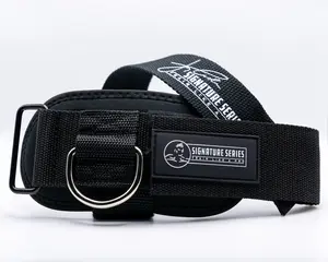 Jay Cutler Signature Series Lifting Straps Options include D Ring or Regular Straps - Maximum Support, Padded Back, Thick Strap for Superior Grip, Durable & Reliable Design
