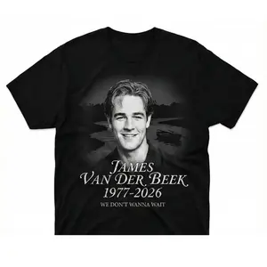 James Van Der Beek Memorial Shirt - Dawson's Creek Actor Tribute, T-shirt in Support of His Family