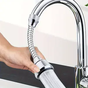 1PC Kitchen Faucet Extension with Universal Adapter Plastic Anti-Splash Filter Bubbler Adjustable Sprayer for Sink Tap B14