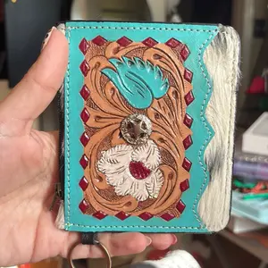 Leather and hose cardholder