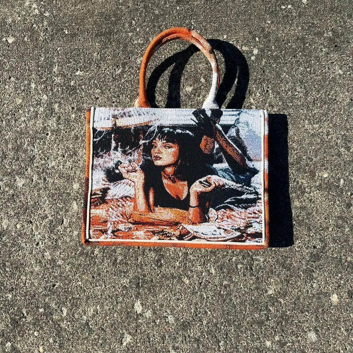 Pulp Fiction Tapestry Tote Bag