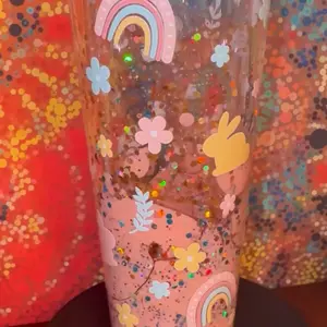 24oz Easter Cup. Acrylic