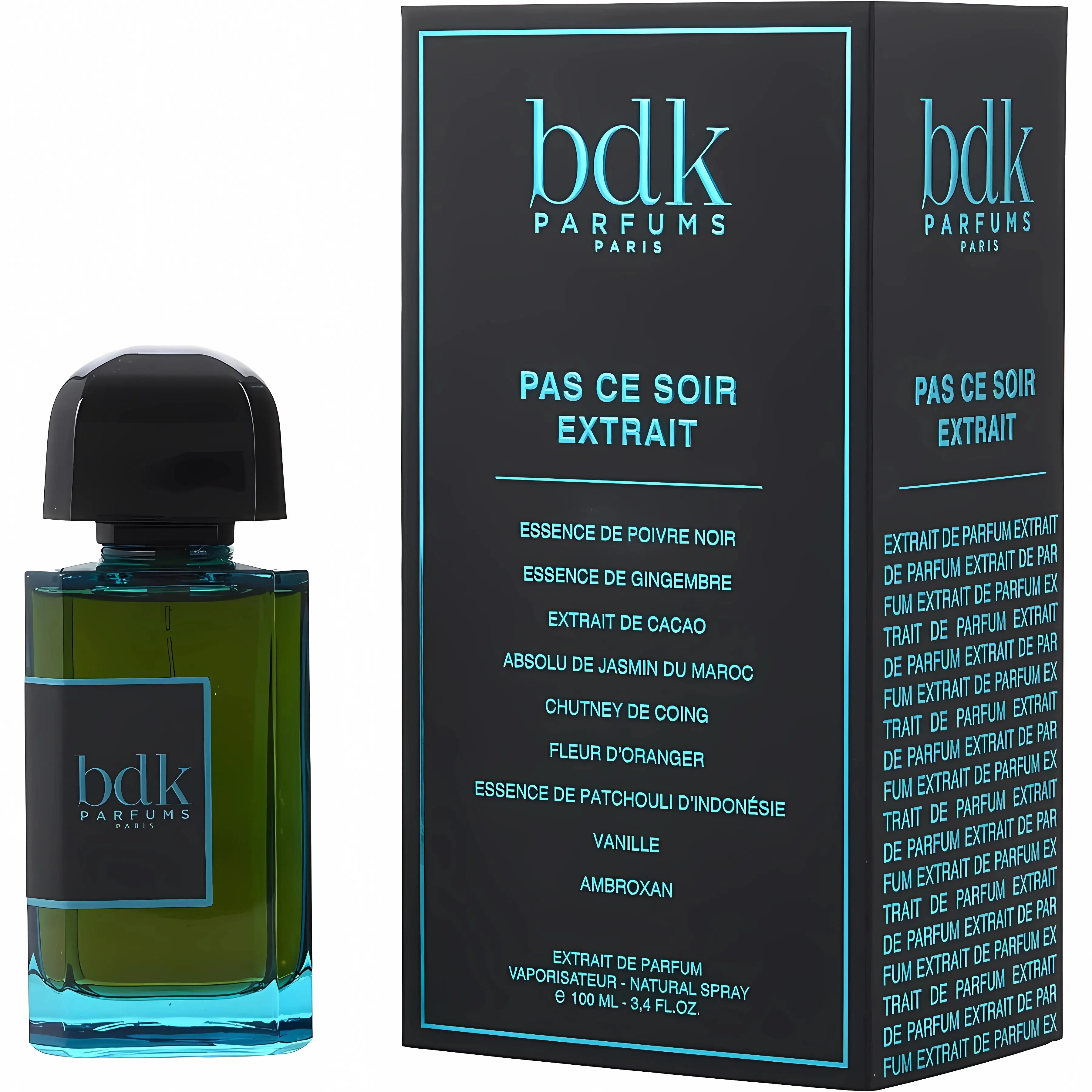BDK Parfums Paris Unisex 3.4 Ounce Pas Ce Soir Extrait De Parfum