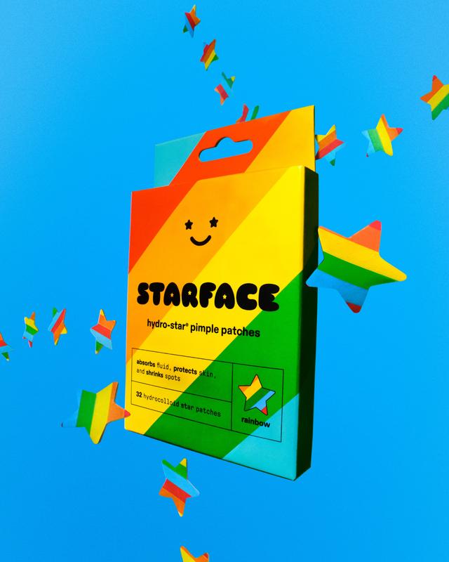 Starface Rainbow Star Pimple Patches, 32 ct
