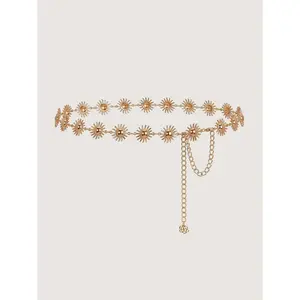 BLOOMCHIC Sunflower Chain Link Belt