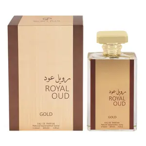 Secret Plus Royal Oud Gold Eau De Parfum Natural Vaporisateur Spray 100ml 3.4fl.oz. Luxurious Scent for Everyday or Special Events