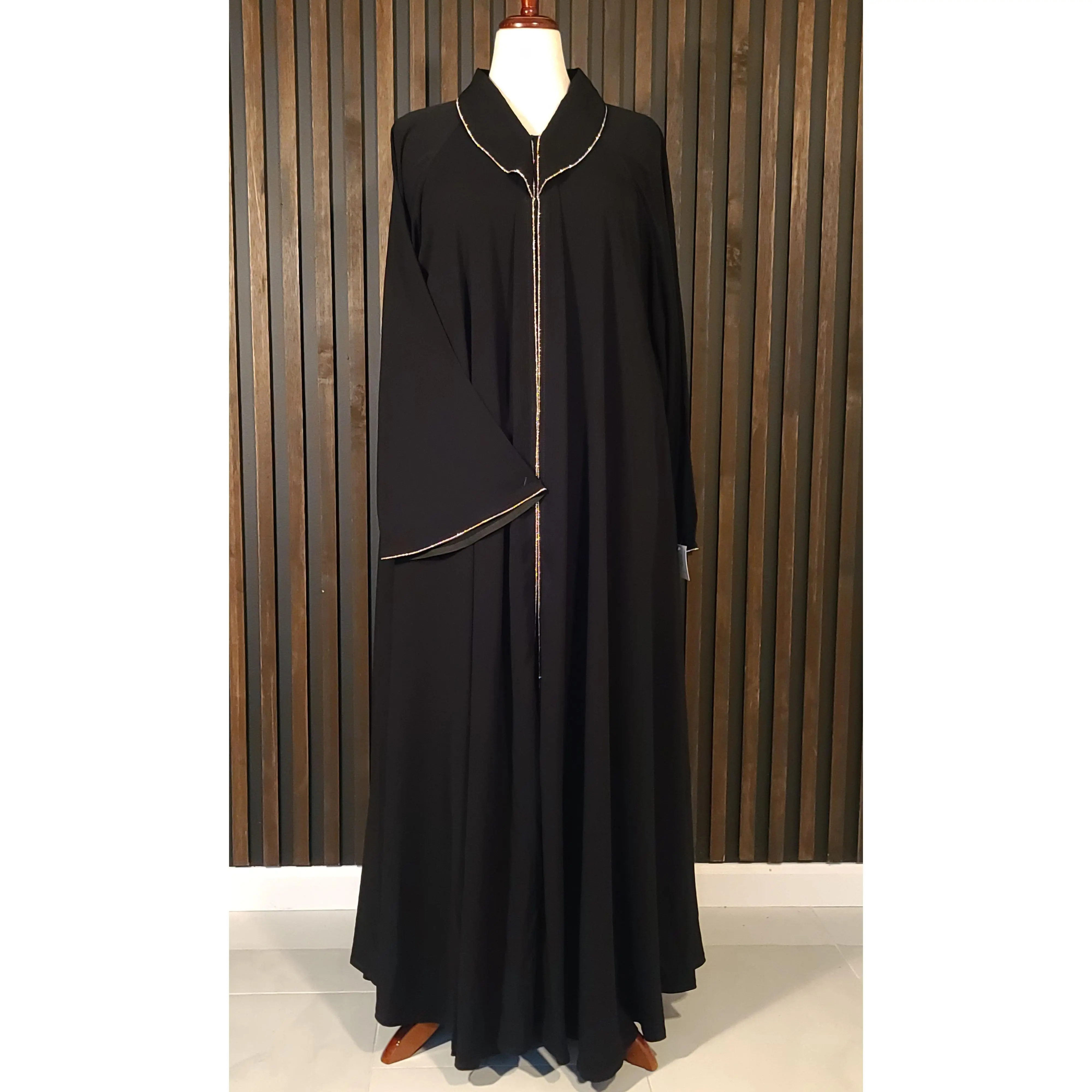 Kimono - Gold Flare Abaya