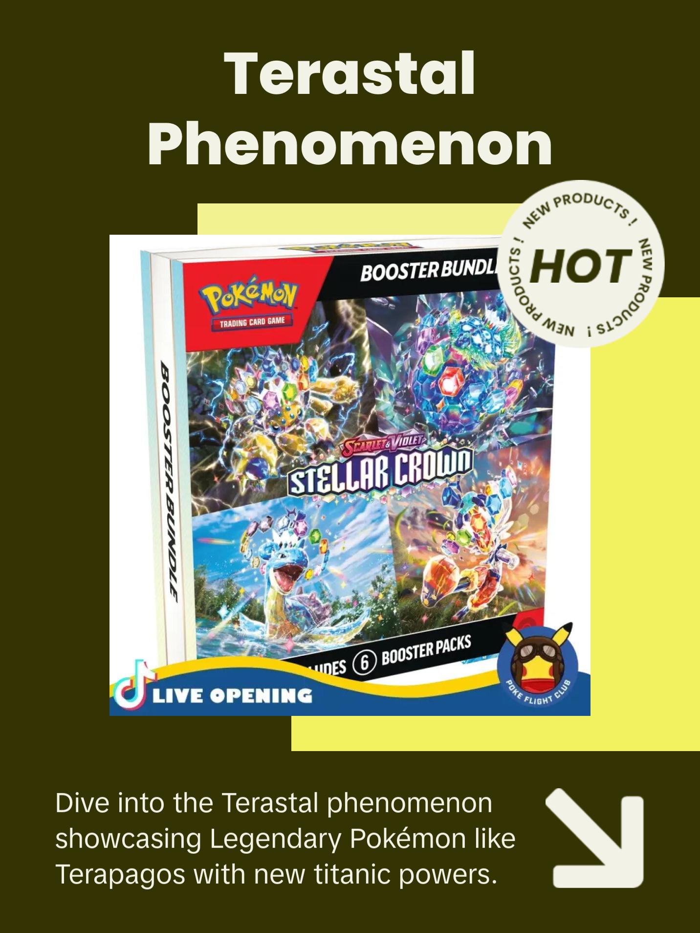 Pokemon English SV07 Stellar Crown Booster CARDS LIVE OPENING