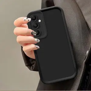 For Samsung Galaxy A55 A35 A25 A15 A05 A05S Phone Case Full-Cover Matte TPU For GalaxyA55 Galaxy35 Galaxy15 GalaxyA05 GalaxyA25 Cases Shockproof Soft Protective Case
