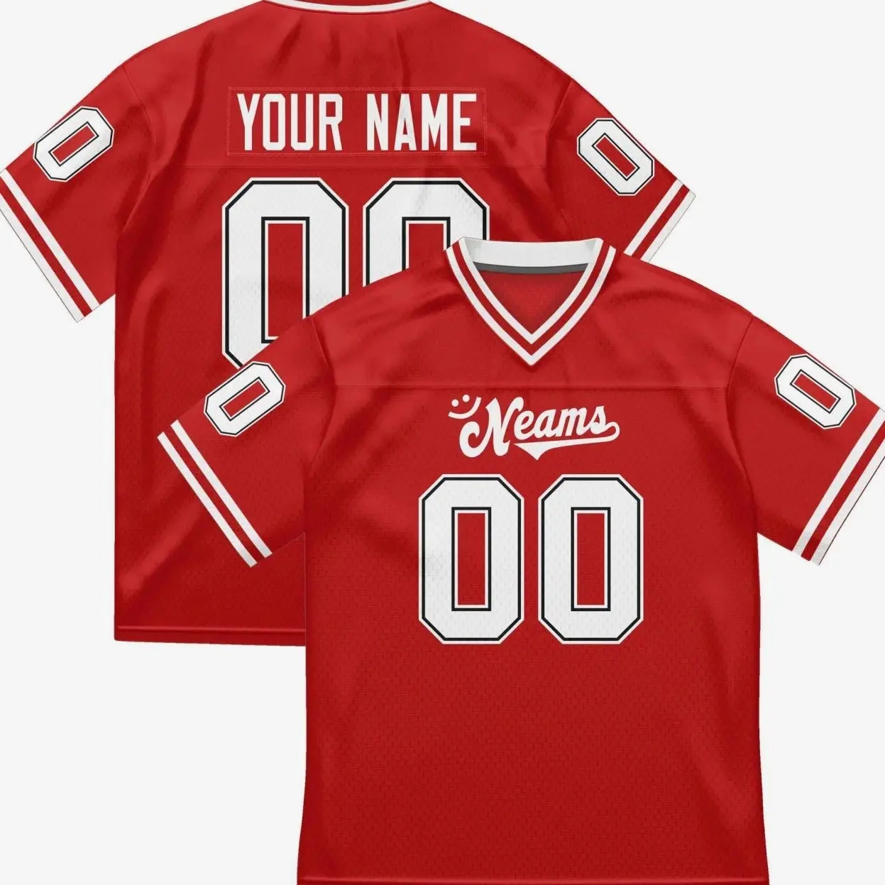 Custom Team Sports Football Jersey Personalized Practice Uniforms DU3
