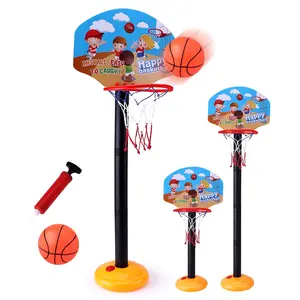 Adjustable Height Kids Basketball Hoop, Stable Water-Filled Base, Easy Installation, Indoor/outdoor Use, Includes Ball and Pump, Portable Basketball Hoop