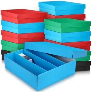16 Pcs 3200 Count Trading Card Storage Box, Moisture-proof Bulk Storage Boxes for Basketball Sports Gaming Card Collecting