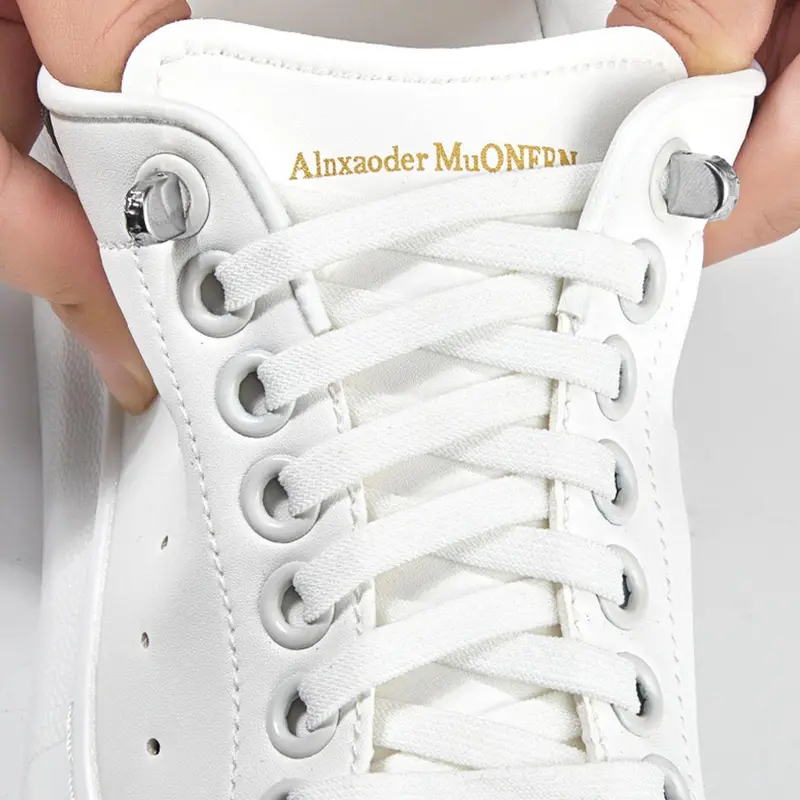 No-tie Elastic Shoelaces, Comfortable and Convenient Shoelaces, Widened Lazy Shoelaces, Stretchable Elastic Press Buckle Men's and Women's Casual Shoe Laces, Secure Lace Up