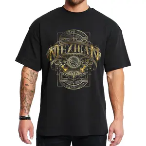 Chicano Clothing, Mexican Clothes, Oversized Graphic Tee for Men & Women Medium Heavy Polyester Sweatshirt Loose Fit Casual Streetwear MX2