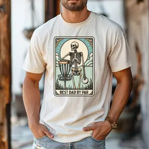 Comfort Colors Disc Golf Dad Shirt, Disc Golf Tarot Card T-Shirt, Father's Day Gift, Dad Gifts, Dad Birthday Gift, Fathers Day Present Disc Golfer Dad