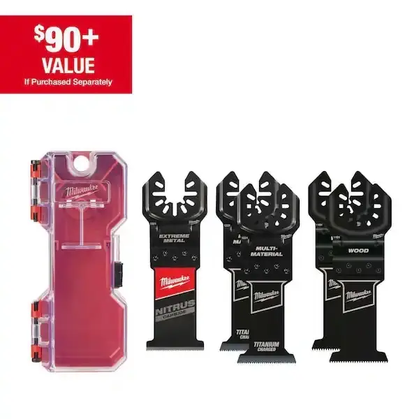 Milwaukee 49-10-9115 5-Piece Oscillating Multi-Tool Blade Set