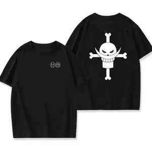 New Pirate Ace Edward Newgate T-shirt Men Women Cosplay T Shirt Cotton Short-sleeveTops Japanese Anime Harajuku Clothing