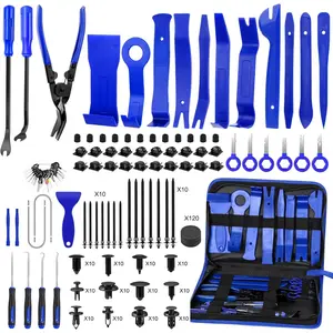 352pcs Trim Removal Tool, Pry Tool, Door Panel Removal Tool Kit, Clip Tool, Fasteners Removal Tool with Car Retainer Body Clips Set, Blue