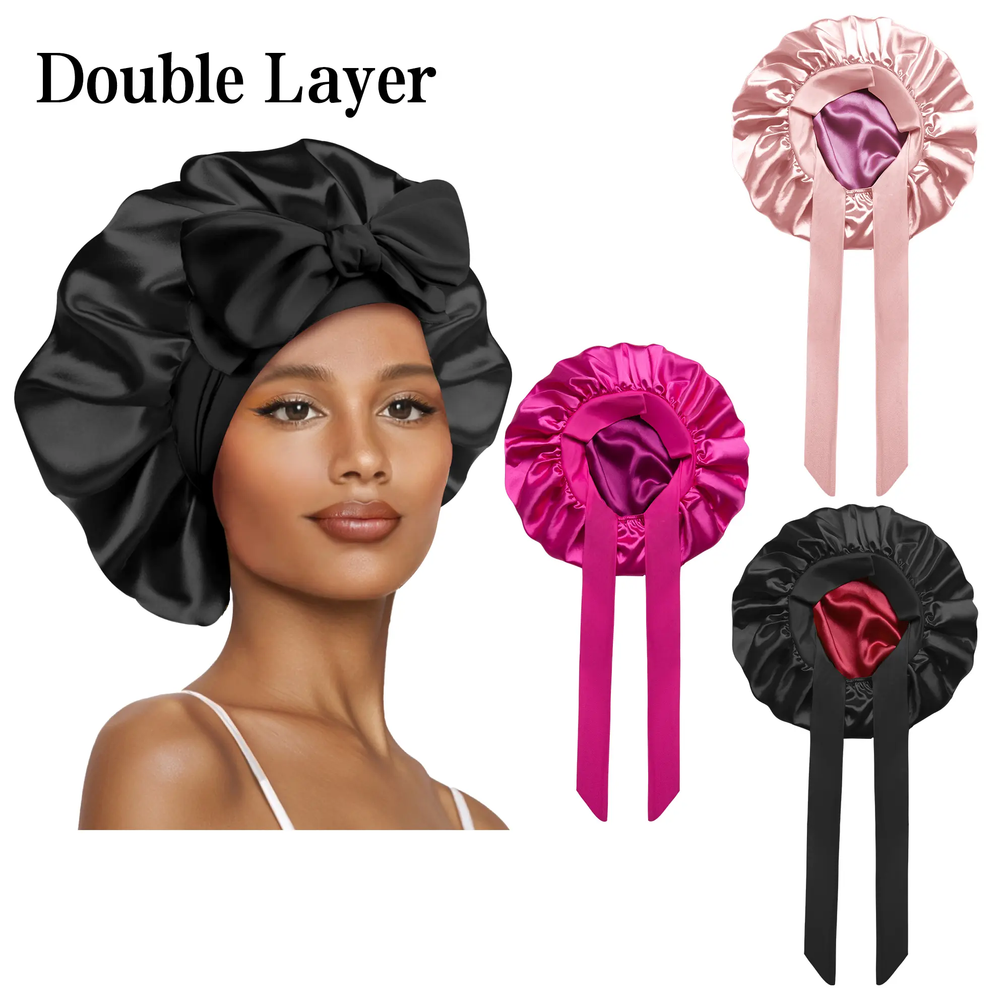 Black+Blush Pink+Hot Pink