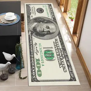 1pc Scandinavian Light Luxury Simple Living Room Hallway Rag Rug, Machine Washable Kitchen Runner Rag Rug, Easy Care Balcony Laundry Room Floor Mats, Soft and Comfortable Bedroom Bedside Rag Rugs for Staircase Home Decor Rugs