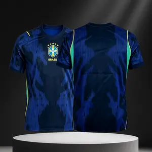 2026 Brazil  Away Short Sleeve Soccer Jersey Quick-Dry