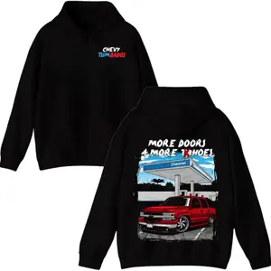 Chevy Tumbados Truck Funny Hoodie 2026 – More Doors More Hoes Graphic Hoodie, Custom Chevrolet Pickup Pullover Men’s & Women’s Tops