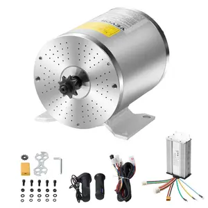 VEVOR 1800W Electric Brushless Motor Kit - 48V 4500rpm Motor with Upgraded Speed Controller, Throttle Grip Kit for Go Karts E-Bike Motorcycle Scooter